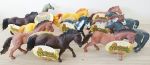 Horse - Set of 12 Toy Horses - 9cm