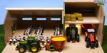 Wooden Cattle Machinery Farm Shed - Scale 1:32 - Kids Globe V050200