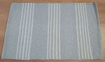 Grey & Cream Haseena Stripes Handloomed Natural Recycled Yarn Rug - 60cm x 90cm