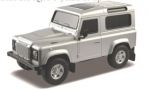 Land Rover Defender Silver Remote Control Car Scale 1:24