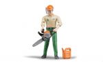 Forestry Worker Figure & Accessories - Bruder 60030 Scale 1:16