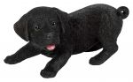 Vivid Arts Black Labrador Dog Active Pups - Ornament Indoor or Outdoor