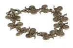 Teenagers Bracelet Antique Gold Bicycle 