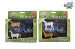 Horse Pony Farm - Set of 4 - Scale 1:32 - Kids Globe V050199