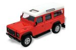 Land Rover Defender Masai Red Diecast Model 1:43 Scale - Cararama