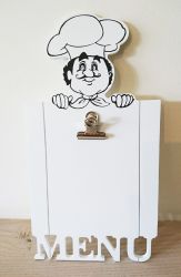 Menu Board - Chef - Menu holder