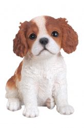 King Charles Puppy Dog - Lifelike Ornament Gift - Indoor or Outdoor - Pet Pals Vivid Arts