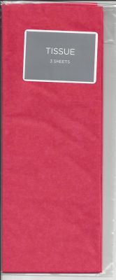 Red Tissue Paper - 3 sheets - Hallmark