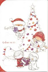 Nanna with lots of love Christmas Card