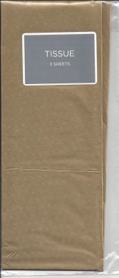 Gold Tissue Paper - 3 sheets - Hallmark