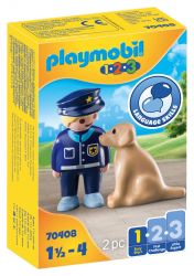 Policeman Figure & Dog Playset - 70408 - Playmobil