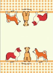 Faithful Friends Dog Collection Set - Apron Tea Towel Shopping Bag - Highlands