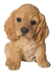 Cocker Spaniel Puppy Dog - Lifelike Ornament Gift - Indoor or Outdoor - Pet Pals Vivid Arts