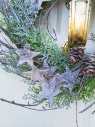 Christmas Rustic Decorative Wreath Faux Foliage - Satchville