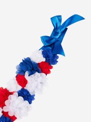 Lemieux Toy Pony Accessories - Flower Sash - Red White Blue Champion