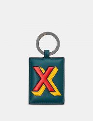 Leather Keyring Initial Alphabet A-Z - 26 Letters - Yoshi