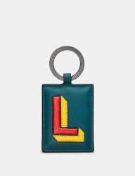 Leather Keyring Initial Alphabet A-Z - 26 Letters - Yoshi