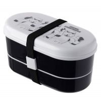 Stormtrooper Star Wars Stacked Bento Lunch Box Fork & Spoon