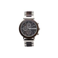 Iris Sandalwood Wood Brown Silver Mens Watch - Botanica 