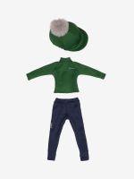 Lemieux Toy Rider Hunter Green Outfit - Toy Pony Horse Rider