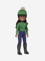 Lemieux Toy Rider Maya Figure - Hunter Green Outfit - Toy Pony Horse Rider