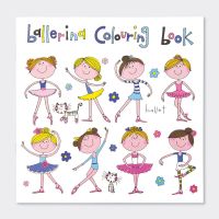 Colouring Book - Girl Kids - Ballerina - Rachel Ellen