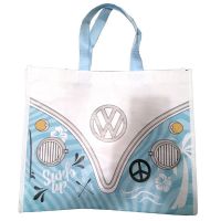 Volkswagen VW T1 Campervan Blue Design Recycled Bottles RPET Reusable Shopping Bag