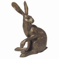 Hattie Hare Cold Cast Bronze Ornament - Frith Sculpture Paul Jenkins