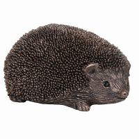 Wiggles Hedgehog Walking Small Cold Cast Bronze Ornament - Frith Sculpture Thomas Meadows