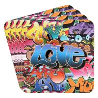 Love Graffiti Coasters - Set of 4 - Lesser & Pavey