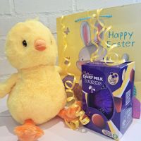 Easter Gift Set Cadbury's Button Easter Egg & Chick Plush Soft Toy Gift Bag