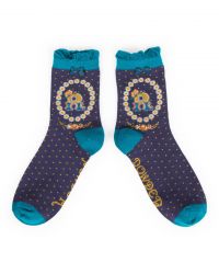 Powder UK Ladies Socks Initial Alphabet A-Z - Bamboo - 26 Letters
