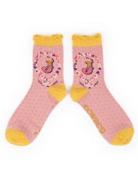 Powder UK Ladies Socks Initial Alphabet A-Z - Bamboo - 26 Letters