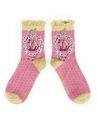 Powder UK Ladies Socks Initial Alphabet A-Z - Bamboo - 26 Letters