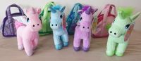 Unicorn Plush Toy Gigi Queen in Carry Bag - 4 Colours 