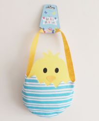 Easter Egg Hunt Felt Yellow Chick Gift Bag