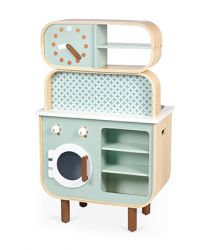 Big Cooker Reverso Wooden Toy Kitchen Light & Sound - Janod