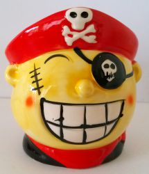 Cute Pirate Head Money Box - 3 Designs 