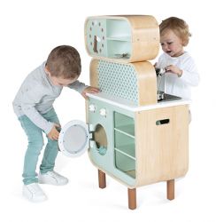 Big Cooker Reverso Wooden Toy Kitchen Light & Sound - Janod