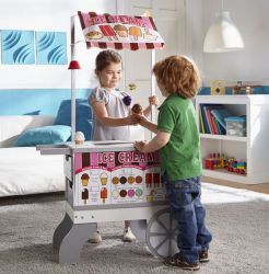 Melissa & Doug Snacks & Sweets Food Cart Pretend Play