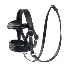 Lemieux Mini Toy Pony - Sam Grey Showjumper Set - Ink Bridle Saddle Bandages Pad Hood