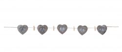 Wooden Heart Picture Frame Garland