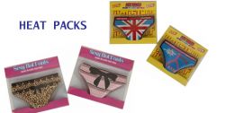 Bulk Buy - Hot Pants Reusable Heat Packs - 8 Packs Asst Designs