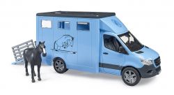 Mercedes Benz Sprinter Horse Transporter - Bruder 02674 Scale 1:16 NEW RELEASE