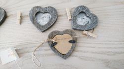 Wooden Heart Picture Frame Garland