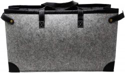 Hemingway Felt Grey Holdall Bag - Korbond