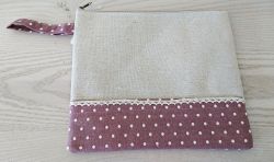 Pokka Dot Make Up Bag or Pencil Case - Large