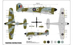 Hawker Typhoon IB Aeroplane - Scale 1:72 Model Kit Medium Starter Set - Airfix - A55208