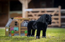 Lemieux Mini Toy Pony - Skye Black Dressage Horse Set - Bridle Saddle Bandages Pad