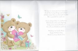 Mother's Day Card - Mum From Both of Us - Cute Teddies - Regal